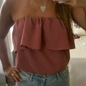 Ruffle Tube Top